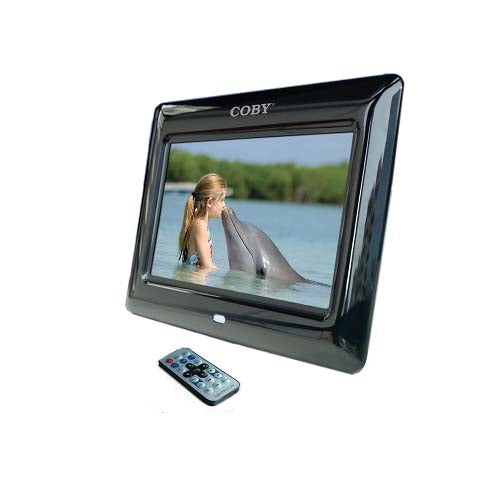 Coby Digital Photo Frame 7 Inch Remote 800x480